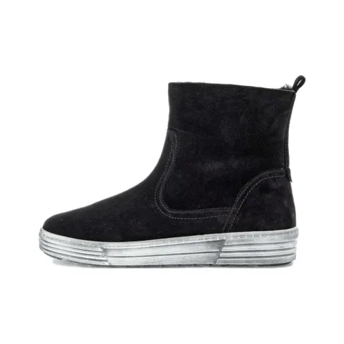 Gabor Мода Короткие Снежные Ботинки Женские Черные