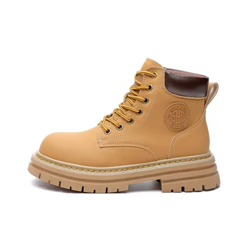 ABIDJAN Короткий MID Голень Мартин Boot 4CM Унисекс