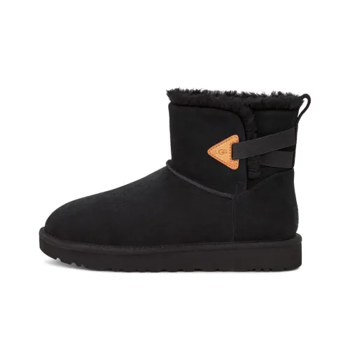 UGG Bailey Fle Теплоизоляционный Резистентный Короткий Снегокат Женские Черные