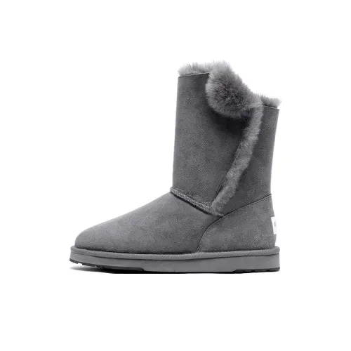 AU&MU Сноубутсы Серые Женские