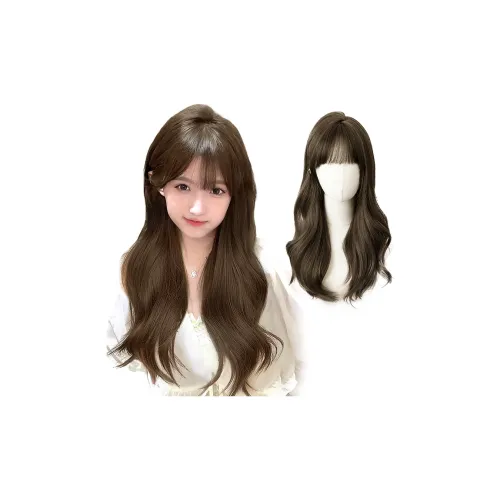 WANWANFENG EFFORTLESS Большая волна Кудрявый Парики Кожа из микрофибры с произвольным шовным Cutting