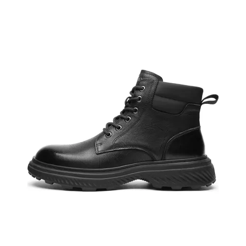 CROWN Martin Boots Black Men's