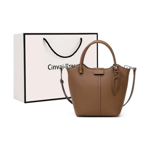 Simvay Clos Сумка-ведро из синтетической кожи сумка через плечо маленькая женская кофейного слонового серого цвета