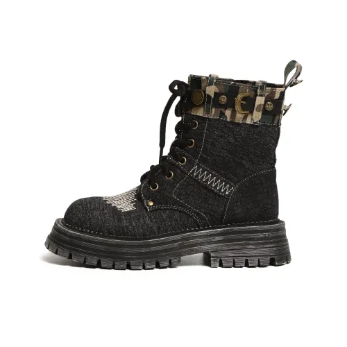 EEueeczs Короткий Мартин Ботинок Женские