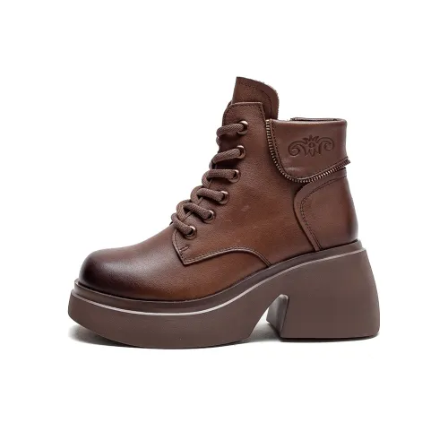 JAY Короткий Мартин Ботинок 7 см Женский