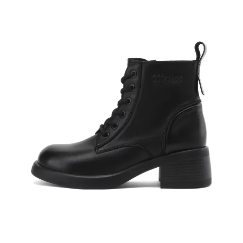 OCCAMAN Короткий Мартин Ботинок 5 см Женский Черный