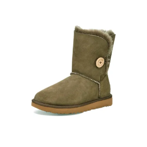 UGG Bailey Button II Bailey BUTTONS 2,0 Теплоизоляционные Crew Сноубутсы Женские Эвкалиптовое Масло Пальма