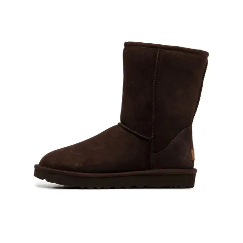 UGG Тепловые Crew Сноубутсы Женские Темно-Коричневый