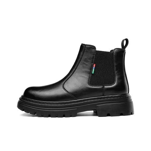 CARTELO Короткий Модный Челси Мужской Черный