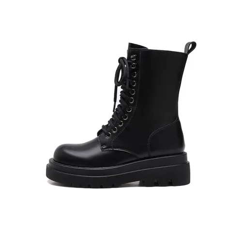 ACESC Короткий Мартин Boot 5 см Женские Черный