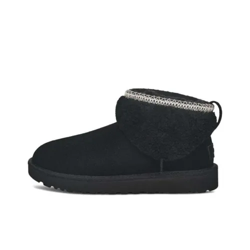 UGG CLASSIC ULTRA MINI Короткий Снегокат Женские Черный