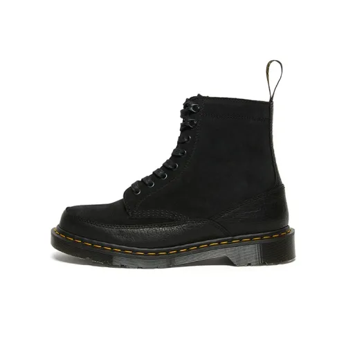 Dr.Martens 1460 Guard Короткий Мартин Ботинок Унисекс Угольный Черный