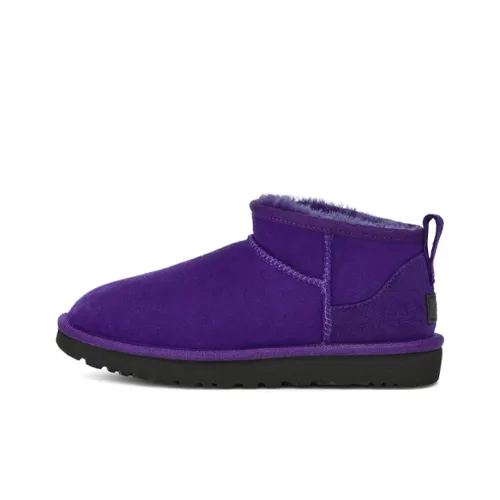 UGG CLASSIC ULTRA MINI Термостойкие противоскользящие ботинки с низким верхом женские фиолетовые