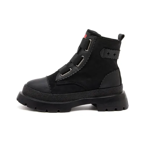 Joy&Mario Мартинсы Черные Женские