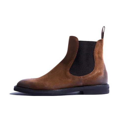 SCAROSSO Короткий Челси 2,5 см Мужской Коричневый