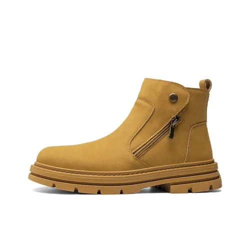 CARTELO Модный Нишевый Желтые Ботинки Crew Martin Boot Мужской