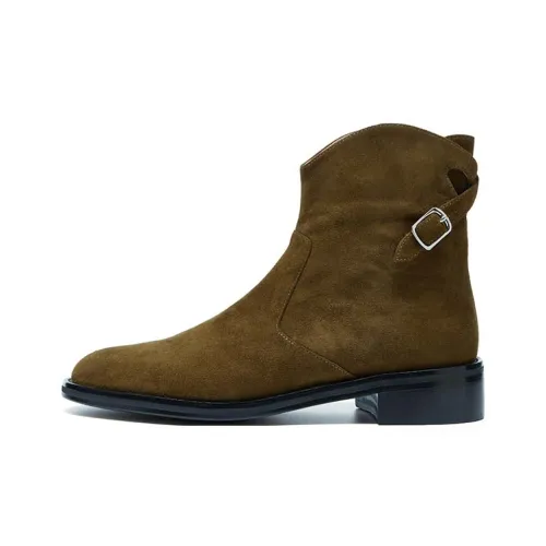 Ботильоны Marie Claire 3,5 см Женские Базилик Хаки