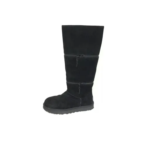 UGG Classic Ultra Высокие Теплые Снежные Ботинки Женские Черные