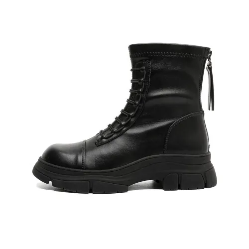 DAPHNE Короткий Мартин Ботинок 4,5 см Женский Черный