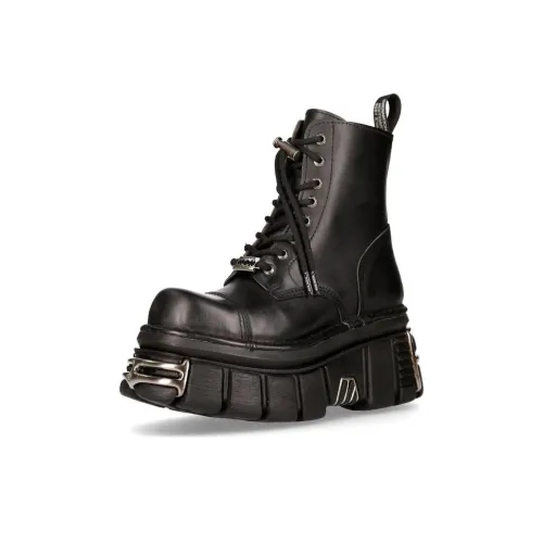 NEW ROCK Короткий ботинок Martin унисекс черный