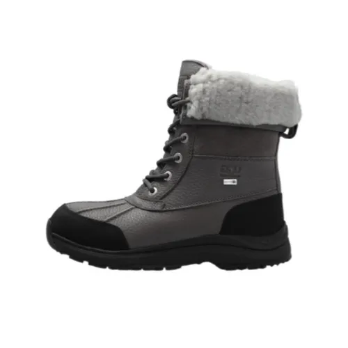 UGG Adirondack Boot III Теплоизоляционный противоскользящий короткий ботинок для снега женские серый