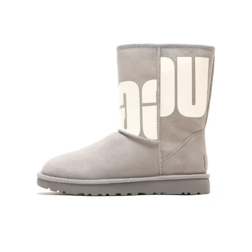 UGG CLASSIC SHORT 2 Chopd Термический Устойчивый к Износу Короткие Снежные Ботинки Женские Серые