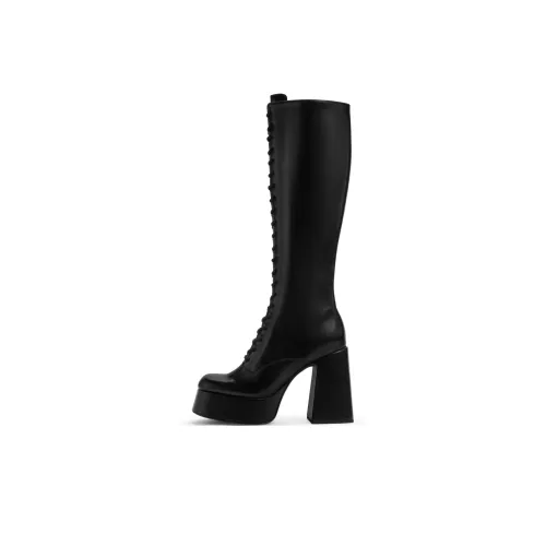 CHARLES KEITH Колено Высокие сапоги 11,2 см Женские Черные