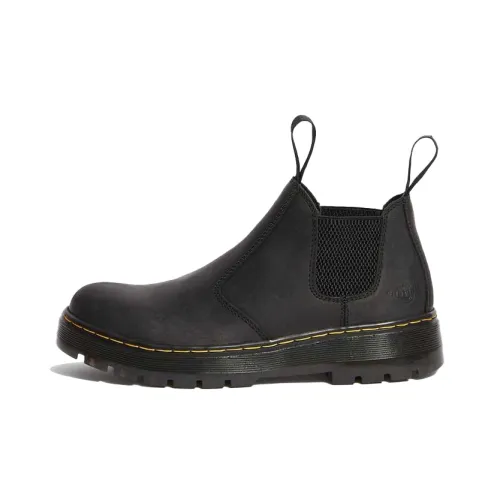 Dr.Martens Hardie Connection Ankle Длина Челси Мужской Черный