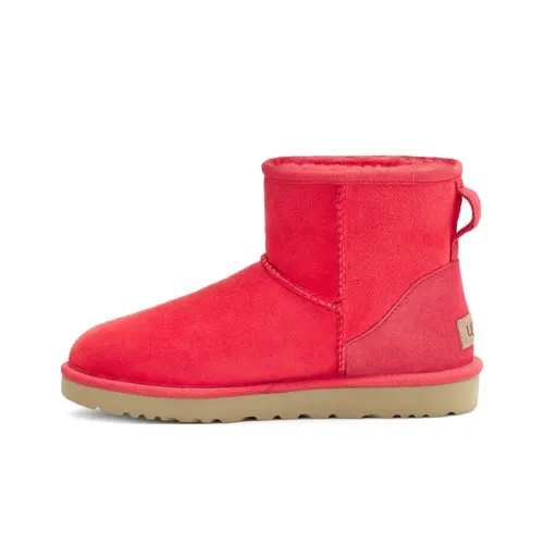 UGG CLASSIC MINI Термическое покрытие Короткие снегобутсы Женские Розовые
