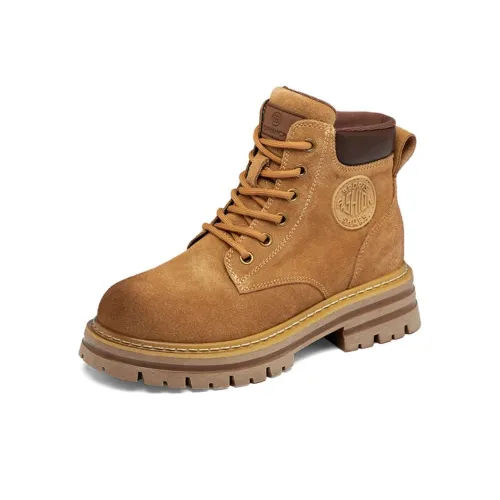 ACEMICKY Короткий Мартин Ботинок 5 см Унисекс Коричневый