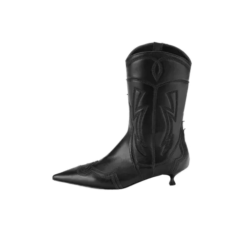 AGL Ботильоны 3 см Женские Черные