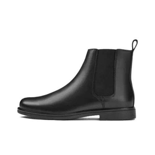 Clarks Короткий Челси Мужской Черный