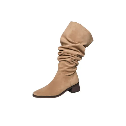 Bai Shiting Высокие сапоги до колена 5 см женские