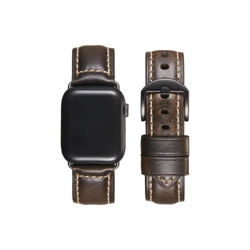 MSSM Ремешок Apple Совместимость Коровья кожа Материал Часы IWatch S11 S10 S9 SE 8 7 6 Ultra 49 мм