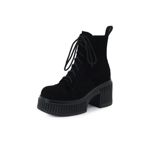 QUICHESHOES Ботильоны Черные Женские