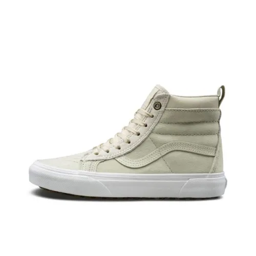 Vans High Топ Скейтборд Кроссовки Женские Бежевые