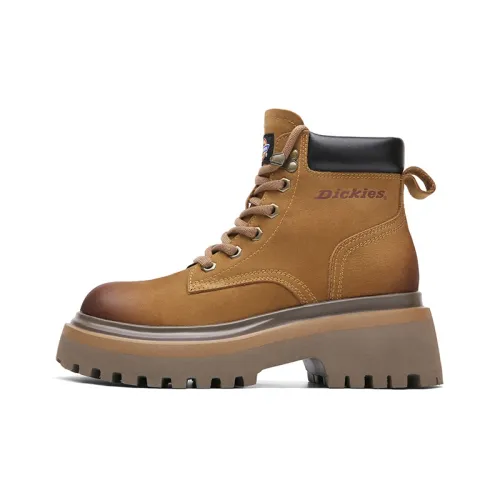 Dickies Британский стиль Классический и Универсальный Короткий Мартин Ботинок Женские Земляной Желтый