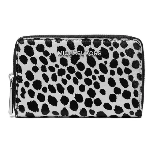 MICHAEL KORS Jet Set Телячья кожа Кошелек Маленький Унисекс Черный Комбо