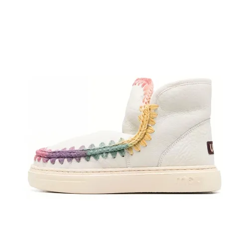 MOU Термический Slip-Resistant Короткие Снежные Ботинки Женские Белые