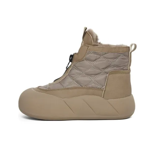 ZGR Термический Увеличение Высоты Короткие Снежные Ботинки Женские