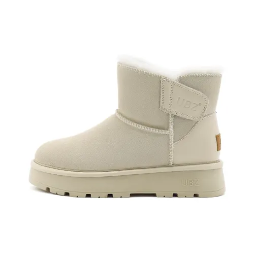 UBZ Термический Увеличивающий Высоту Противоскользящий Короткий Снегокат Женские Айвори Белый