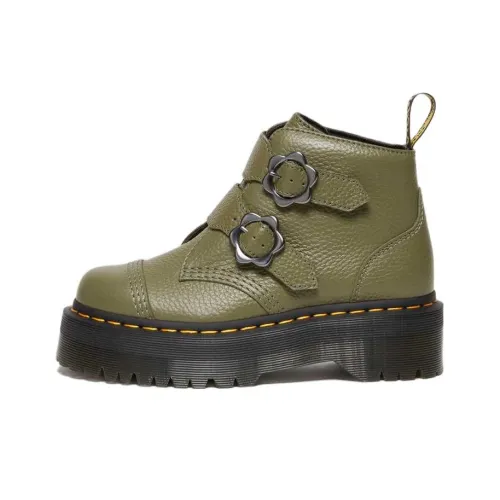 Dr.Martens Devon Ankle Длина Мартин Ботинки Женские Хаки Зеленый