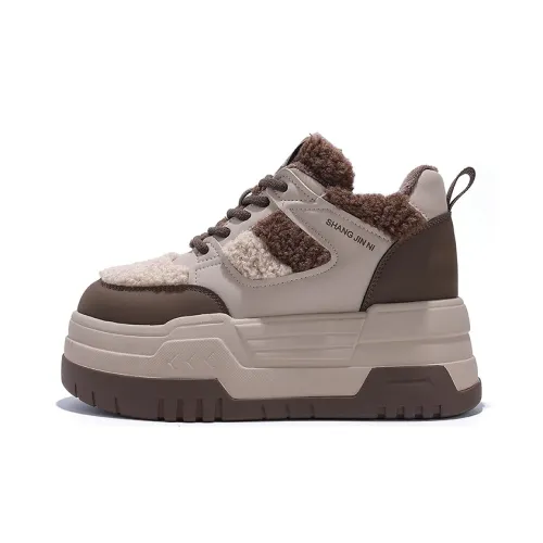 Junjali Термический Устойчивый к истиранию Увеличивающие Высоту Короткие Снежные Ботинки Женские