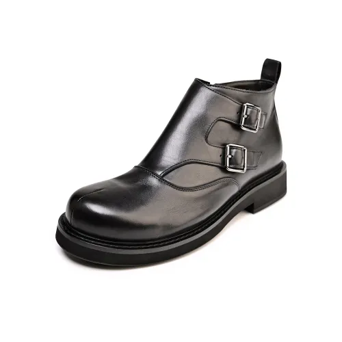 LEYGMENLG Ботильоны 3 см Мужской Черный