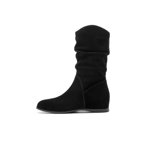 OCCAMAN Ботильоны 1 см Женские Черные