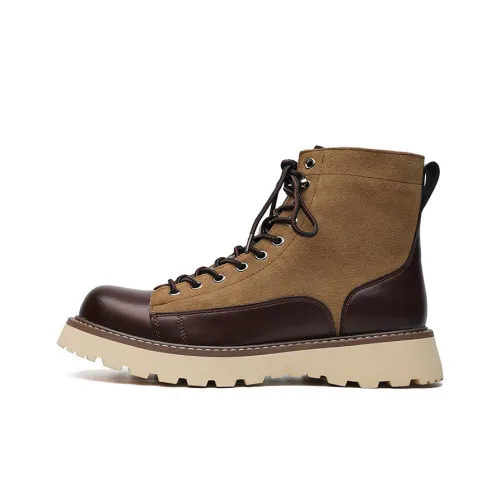 YEDANI Короткий ботинок Martin мужской желтый