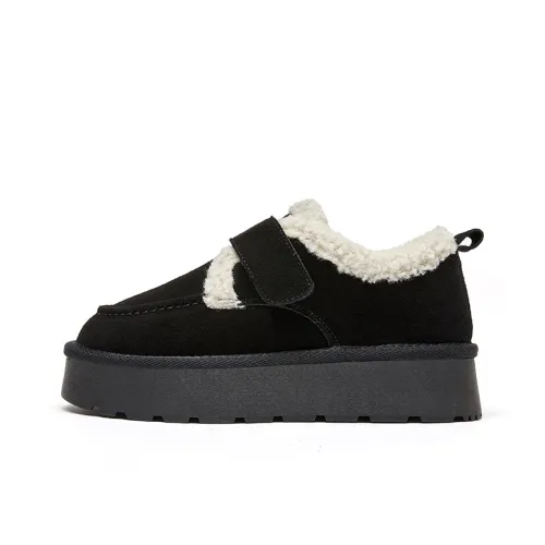 Feiyue Устойчивый к истиранию Термический Короткий Снегоботинки Женские Черные