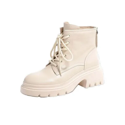 STEVE MADDEN Короткий Мартин Ботинок 6 см Женский Экрю