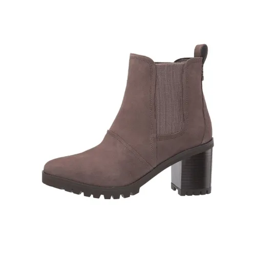 UGG Водонепроницаемый Замша Короткий Челси Женские Кофе