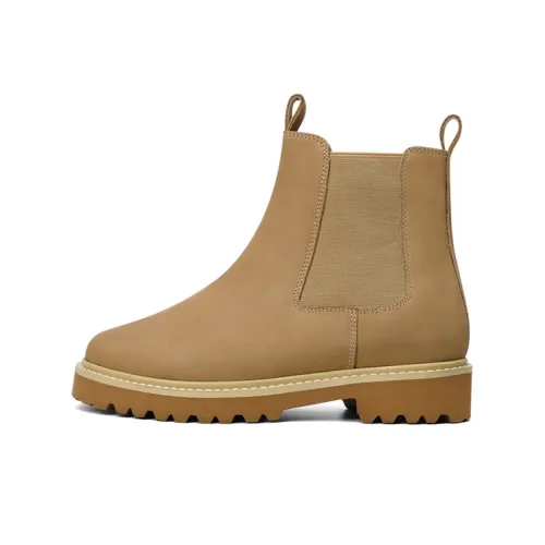 He Jinchang Короткий Челси Женские Желтый